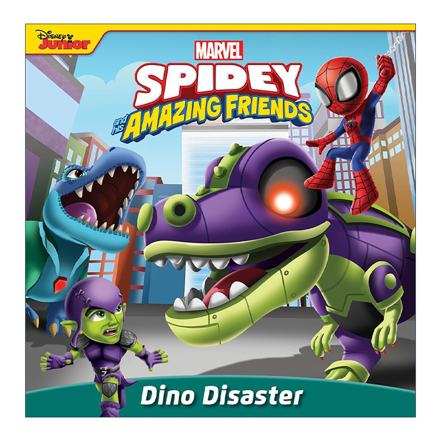 英文原版 Spidey and His Amazing Friends Dino Disaster 蜘蛛侠和他的神奇朋友 恐龙灾难 儿童漫威漫画绘本 进口英语原版书籍