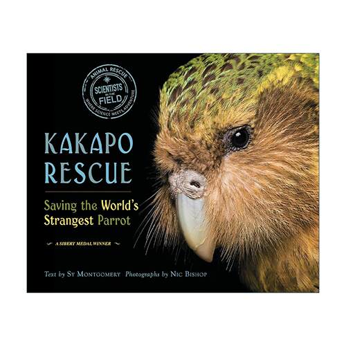 英文原版 Kakapo Rescue 鸮鹦鹉 塞伯特奖 号角杂志书单 动物纪实科普 英文版 进口英语原版书籍