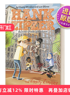 英文原版 Hank Zipzer 04 The Zippity Zinger 汉克历险记4 汉克的有力回击 青少年幽默搞笑校园成长章节小说 Henry Winkler