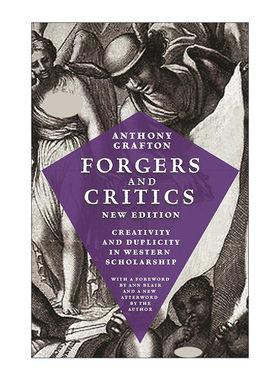 英文原版 Forgers and Critics New Edition 伪造者与批评家 西方学术中的创造与欺骗 脚注趣史作者 普林斯顿大学历史学教授