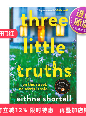 英文原版 Three Little Truths 三个小事实 埃丝恩·肖特尔 畅销女性悬疑小说 英文版 进口英语原版书籍