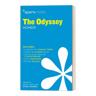 英文原版 Odyssey 奥德赛 SparkNotes Literature Guide文学导读系列 英文版 进口英语原版书籍