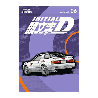 英文原版 Initial D Omnibus 6 头文字D 精选集 卷六 讲谈社漫画 重野秀一 英文版 进口英语原版书籍