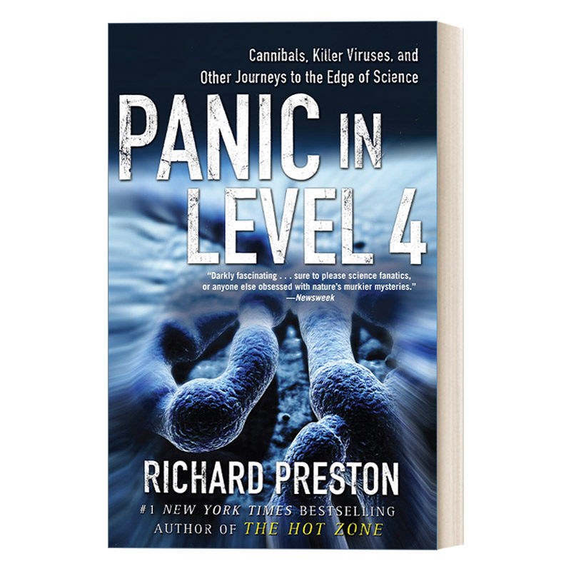 英文原版 Panic in Level 4 四级恐慌 食人族 杀手病毒和其他通往科学边缘的旅程 血疫作者Richard Preston 进口英语原版书籍