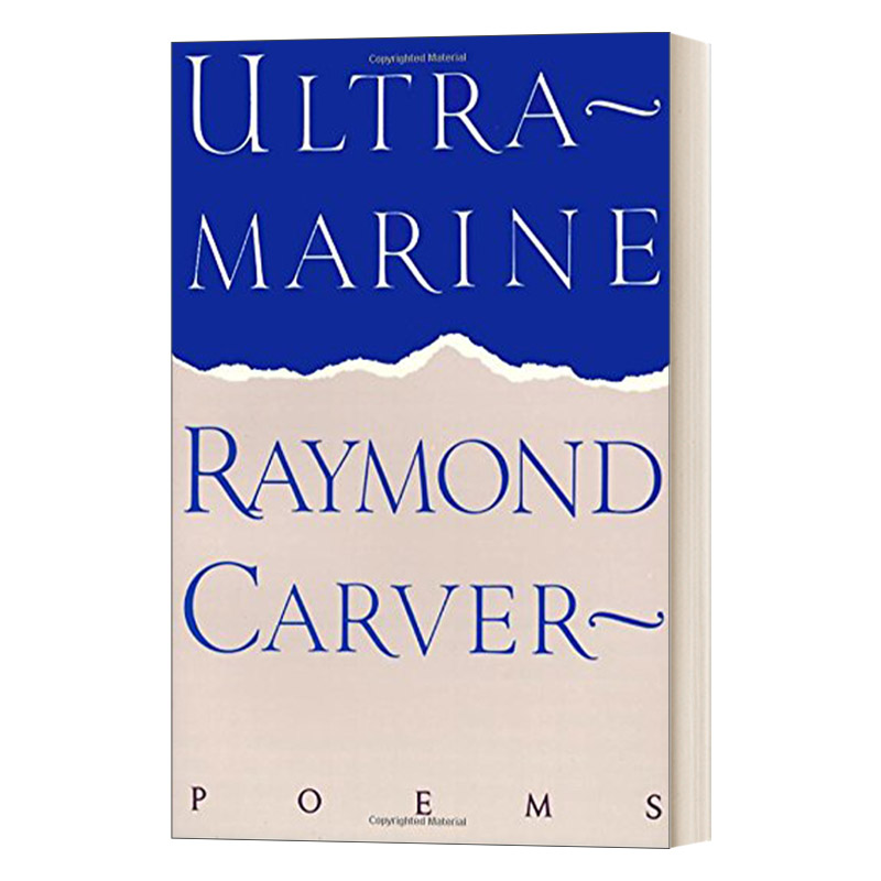 英文原版 Ultramarine: Poems 海青色:诗集 Raymond Carver雷蒙德·卡佛 英文版 进口英语原版书籍