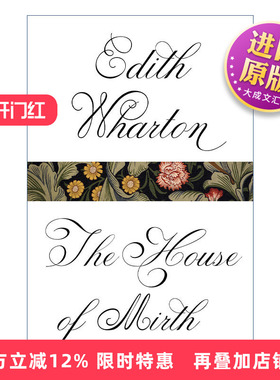 英文原版 The House of Mirth Vintage Classics 欢乐之家 Edith Wharton伊迪丝·华顿 英文版 进口英语原版书籍