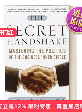 英文原版 The Secret Handshake 权力 影响与说服 商业管理 Kathleen Reardon 英文版 进口英语原版书籍