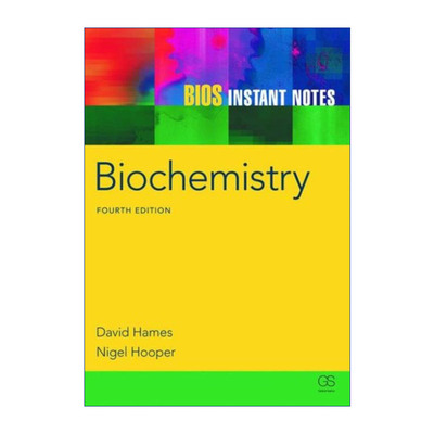 英文原版 BIOS Instant Notes in Biochemistry 精要速览系列 生物化学 第4版 英文版 进口英语原版书籍