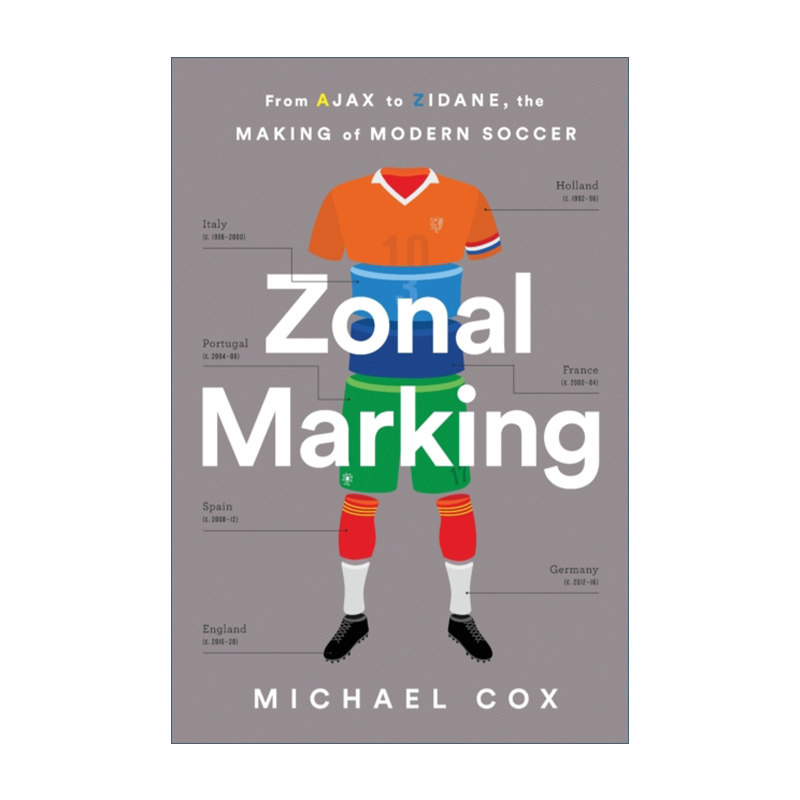 英文原版 Zonal Marking 欧洲足球史 英文版 进口英语原版书籍