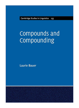 英文原版 Compounds and Compounding 复合词和复合法 剑桥语言学研究系列 英文版 进口英语原版书籍