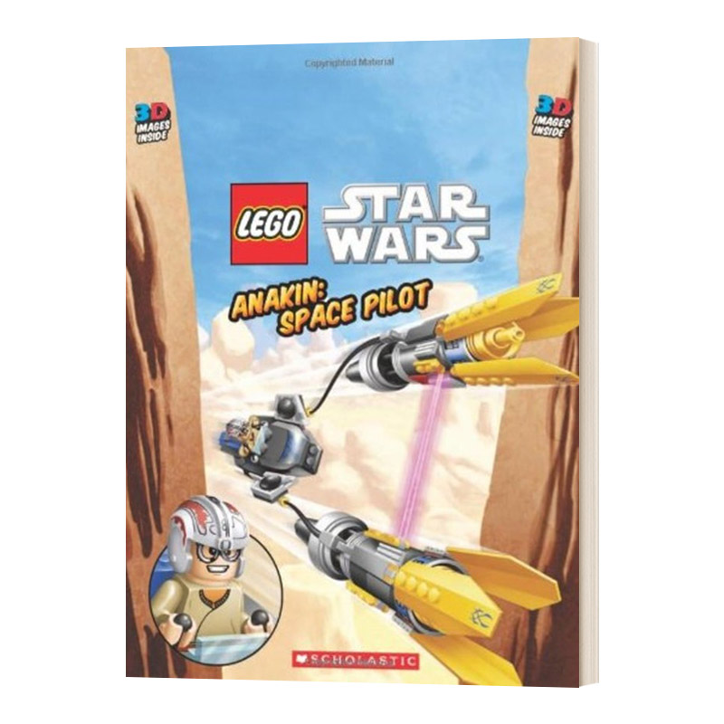 精装 英文原版 LEGO Star Wars Anakin Space Pilot 乐高星球大战 阿纳金 太空飞行员 3D版 英文版 进口英语原版书籍儿童图书 书籍/杂志/报纸 原版其它 原图主图