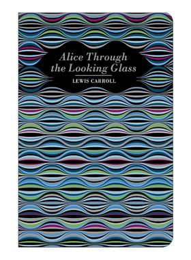 英文原版 Alice Through the Looking Glass 爱丽丝梦游仙境 镜中奇遇记 浮雕封面高颜值装帧设计 精装 英文版 进口英语原版书籍