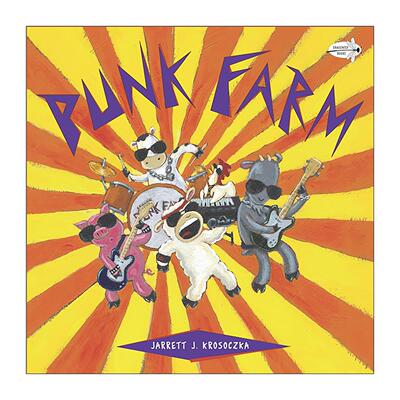 英文原版 Punk Farm 朋克农场 儿童绘本 Lunch Lady食堂阿姨系列作者Jarrett J. Krosoczka 英文版 进口英语原版书籍