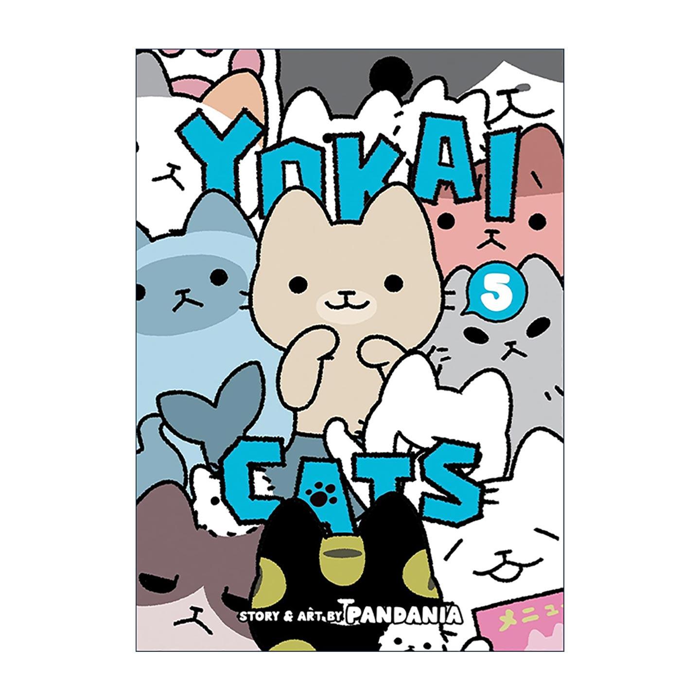 英文原版 Yokai Cats Vol.5 妖怪猫咪5 治愈搞笑漫画 从前从前有只猫 世界喵童话作者pandania 英文版 进口英语原版书籍