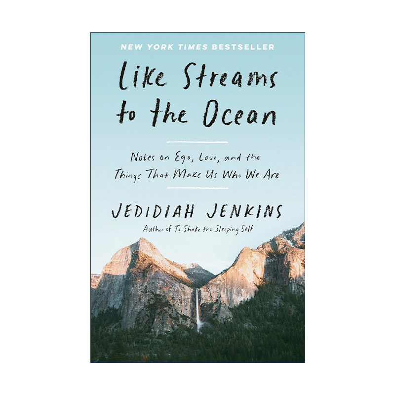 英文原版 Like Streams to the Ocean 像溪流流向海洋 关于自我 爱和造就我们的事物的笔记 传记 Jedidiah Jenkins 进口英语书籍
