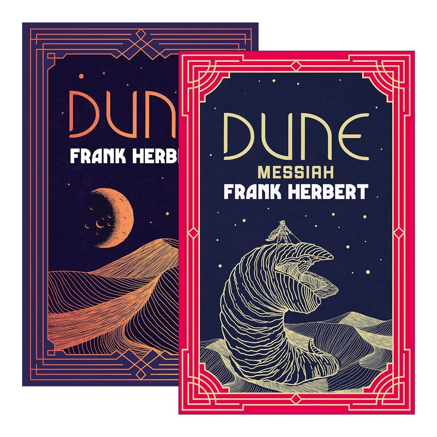 英文原版 Dune 沙丘系列2册 精装收藏版 科幻小说 Frank Herbert 英文版 进口英语原版书籍