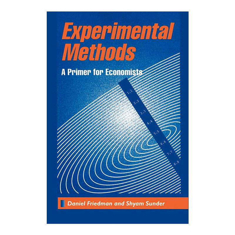 英文原版 Experimental Methods 实验方法 经济学家入门基础 丹尼尔·弗里德曼 英文版 进口英语原版书籍