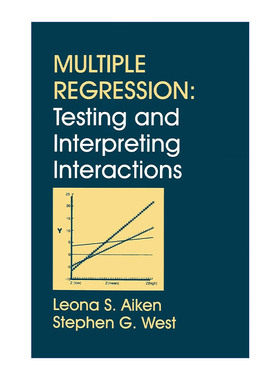 英文原版 Multiple Regression 多元回归 测试及解释交互项 英文版 进口英语原版书籍