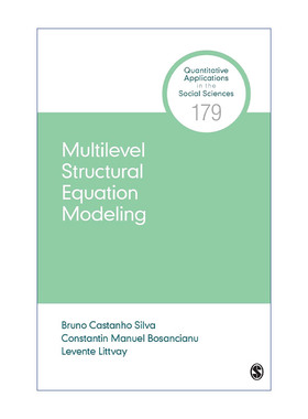 英文原版 Multilevel Structural Equation Modeling 多元结构方程模型 布鲁诺·卡斯塔尼奥·席尔瓦 进口书籍