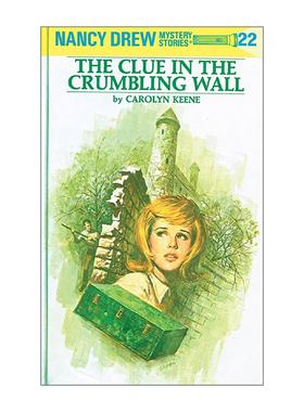 英文原版 Nancy Drew 22 the Clue in the Crumbling Wall 南希德鲁系列22 碎墙的线索 儿童悬疑推理小说 Carolyn Keene 精装