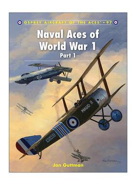 英文原版 Naval Aces of World War 1 Part I 一战海军战斗机 上 飞行员系列 英文版 进口英语原版书籍