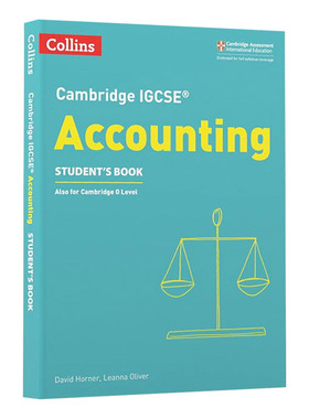 英文原版 CAMBRIDGE IGCSE Accounting Student’s Book 剑桥IGCSE会计学生用书 英文版 进口英语原版书籍