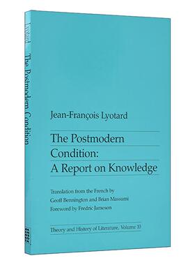 英文原版 Postmodern Condition 后现代状态 关于知识的报告 让-弗朗索瓦·利奥塔尔 英文版 进口英语原版书籍