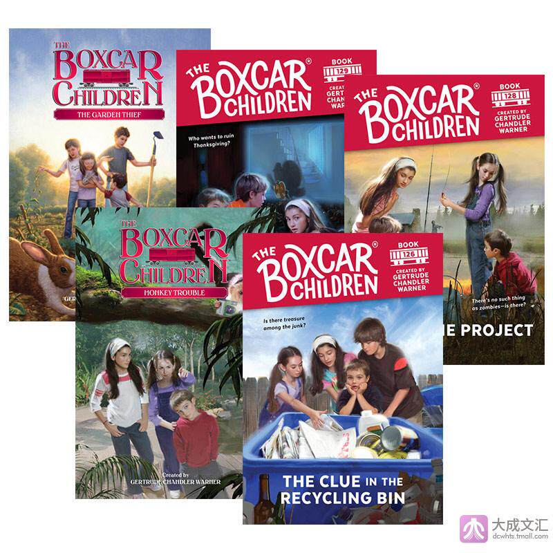 英文原版棚车少年126-130册套装