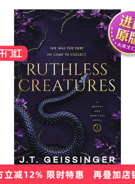 英文原版 Ruthless Creatures 无情生物 哥特浪漫爱情小说 女王与野兽系列 Queens and Monsters 英文版 进口英语原版书籍