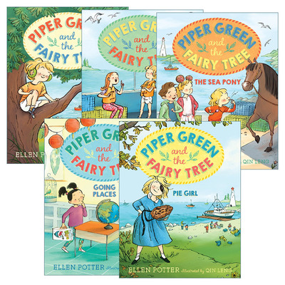 英文原版 Piper Green and the Fairy Tree 派珀·格林和神仙树系列5册 儿童章节桥梁故事书 Ellen Potter 英文版 进口英语原版书