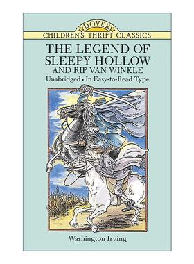 英文原版 The Legend of Sleepy Hollow and Rip Van Winkle 睡谷的传说-瑞普·凡·温克尔 睡谷传奇 英文版 进口英语原版书籍