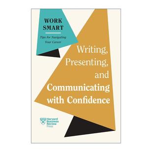 and 英文原版 展示和交流 自信地寫作 with Writing Smart HBR Communicating Confidence Work Series 哈佛商業評論 Presenting