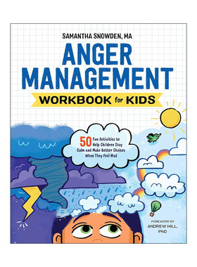 英文原版 Anger Management Workbook for Kids 儿童愤怒管理练习册 50个有趣的活动帮助孩子保持冷静 英文版 进口英语原版书籍