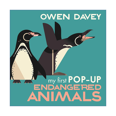 英文原版绘本 My First Pop-Up Endangered Animals 濒危动物 立体书 儿童精装绘本 Owen Davey 英文版 进口英语原版书籍