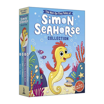 英文原版 The Not-So-Tiny Tales of Simon Seahorse Collection 西蒙海马的小小故事1-4册盒装 英文版 进口英语原版书籍