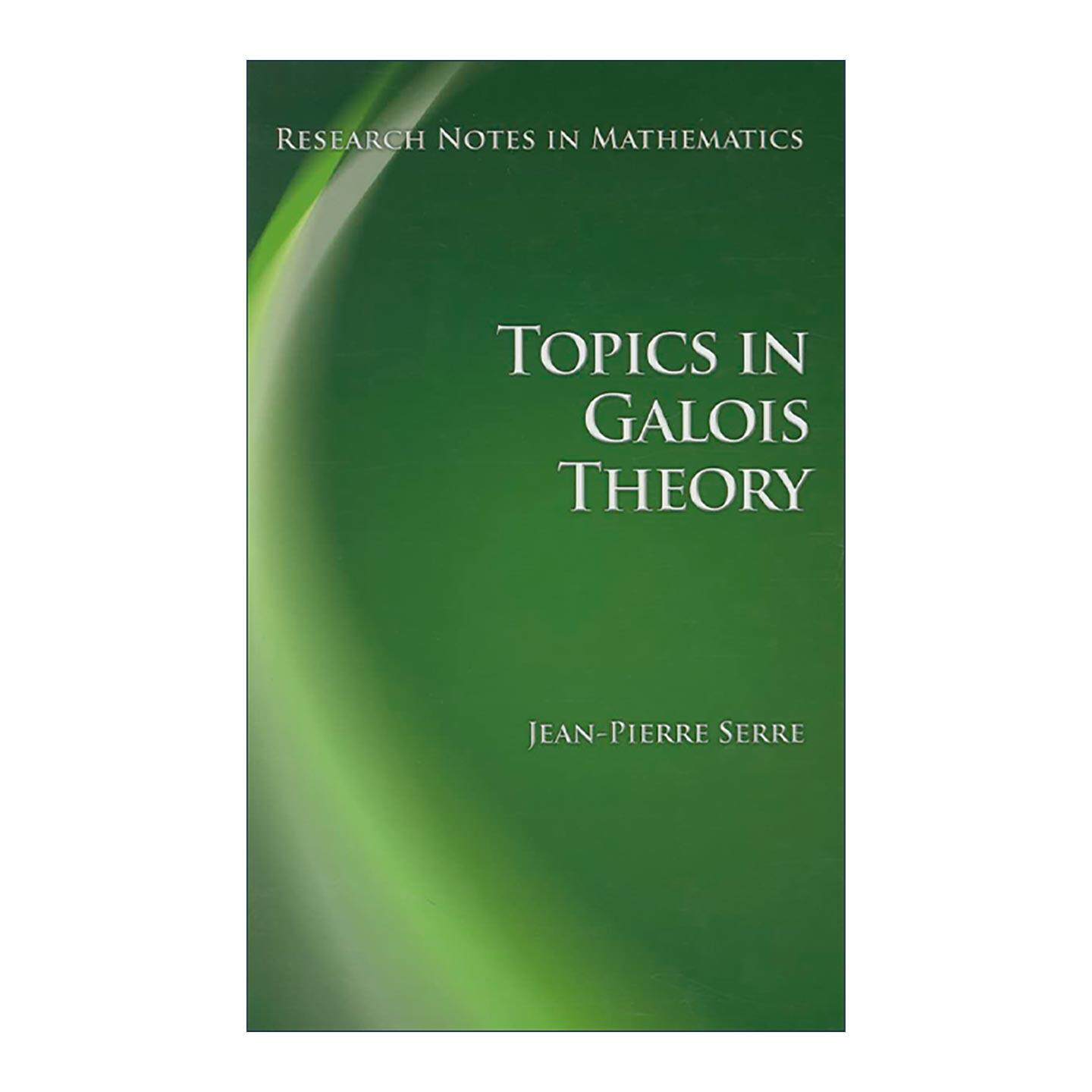 英文原版 Topics in Galois Theory 伽罗瓦理论 第2版 精装 让-皮埃尔·塞尔 英文版 进口英语原版书籍