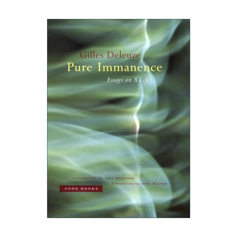 英文原版 Pure Immanence 纯粹的内在 哲学 吉尔·德勒兹 英文版 进口英语原版书籍