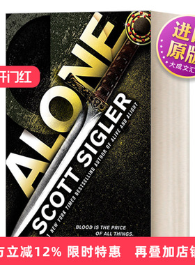 英文原版 Alone 世代三部曲3 孤独 青少年动作冒险科幻小说 Scott Sigler 英文版 进口英语原版书籍