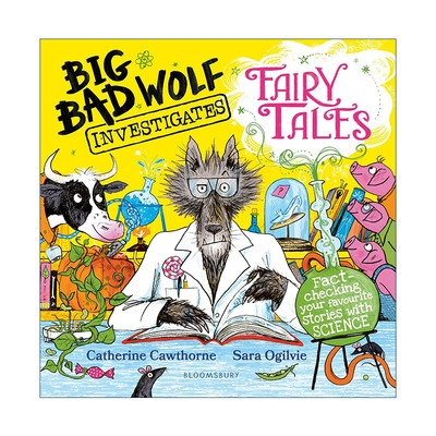 英文原版 Big Bad Wolf Investigates Fairy Tales 大灰狼的童话故事研究 用科学看待童话故事 英文版 进口英语原版书籍
