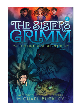 英文原版 The Unusual Suspects The Sisters Grimm 02 不寻常的嫌疑人 格林姐妹系列02 十周年纪念版 儿童奇幻童话推理小说