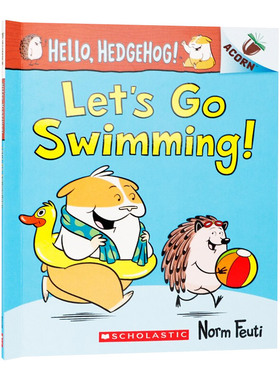 英文原版 Hello Hedgehog 4 Let's Go Swimming 你好刺猬4 我们去游泳吧 英文版 进口英语原版书籍儿童图书