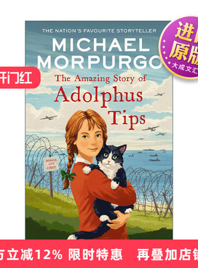 英文原版 The Amazing Story Of Adolphus Tips 寻猫奇遇记 英国国宝级儿童文学作家迈克尔·莫波格 英文版 进口英语原版书籍