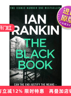 英文原版 The Black Book 黑色笔记 侦探推理悬疑小说 探长雷布思系列 Rebus 英文版 进口英语原版书籍