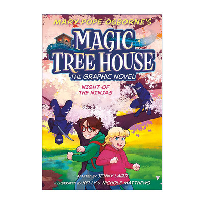 英文原版 Night of the Ninjas Graphic Novel Magic Tree House 05 忍者之夜 神奇树屋图像小说系列5 英文版 进口英语原版书籍