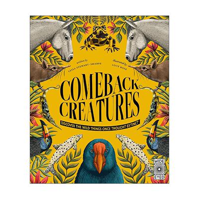 英文原版 Comeback Creatures 回归的生物 探秘那些被认为已灭绝的野生生物 儿童科普百科读物精装 英文版 进口英语原版书籍
