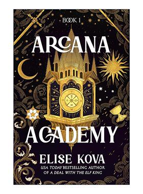 英文原版 Arcana Academy 神秘学院 魔法 奇幻小说 Elise Kova 英文版 进口英语原版书籍