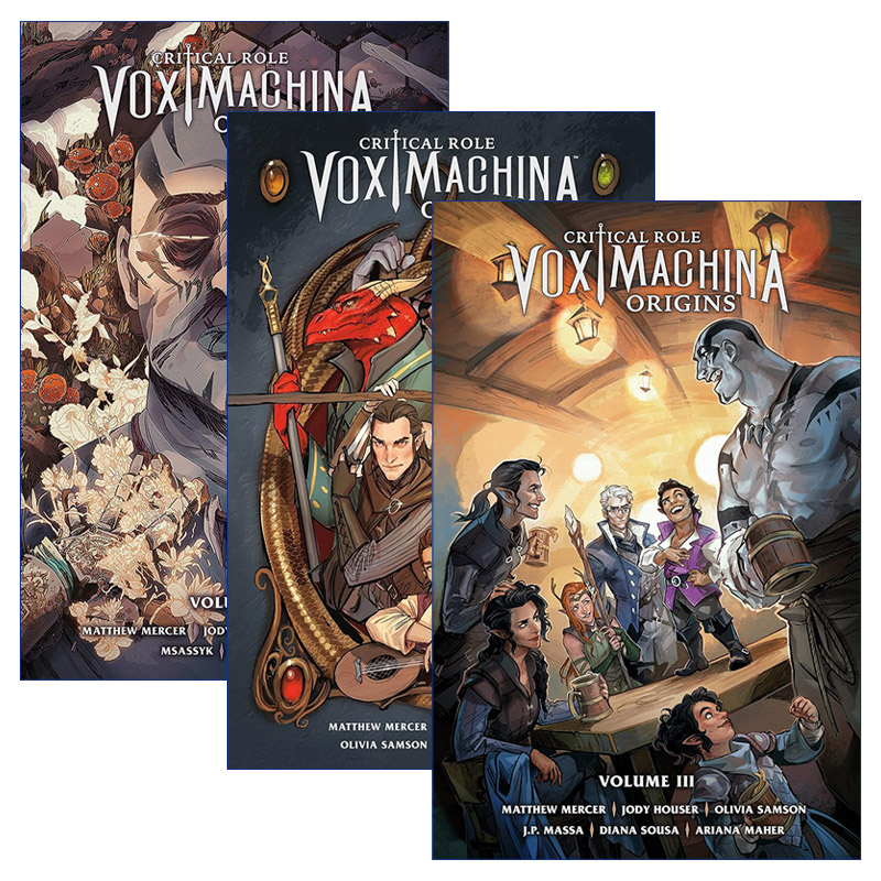 英文原版 Critical Role Vox Machina Origins关键角色机械声起源系列3册 Dark Horse黑马漫画英文版进口英语原版书籍