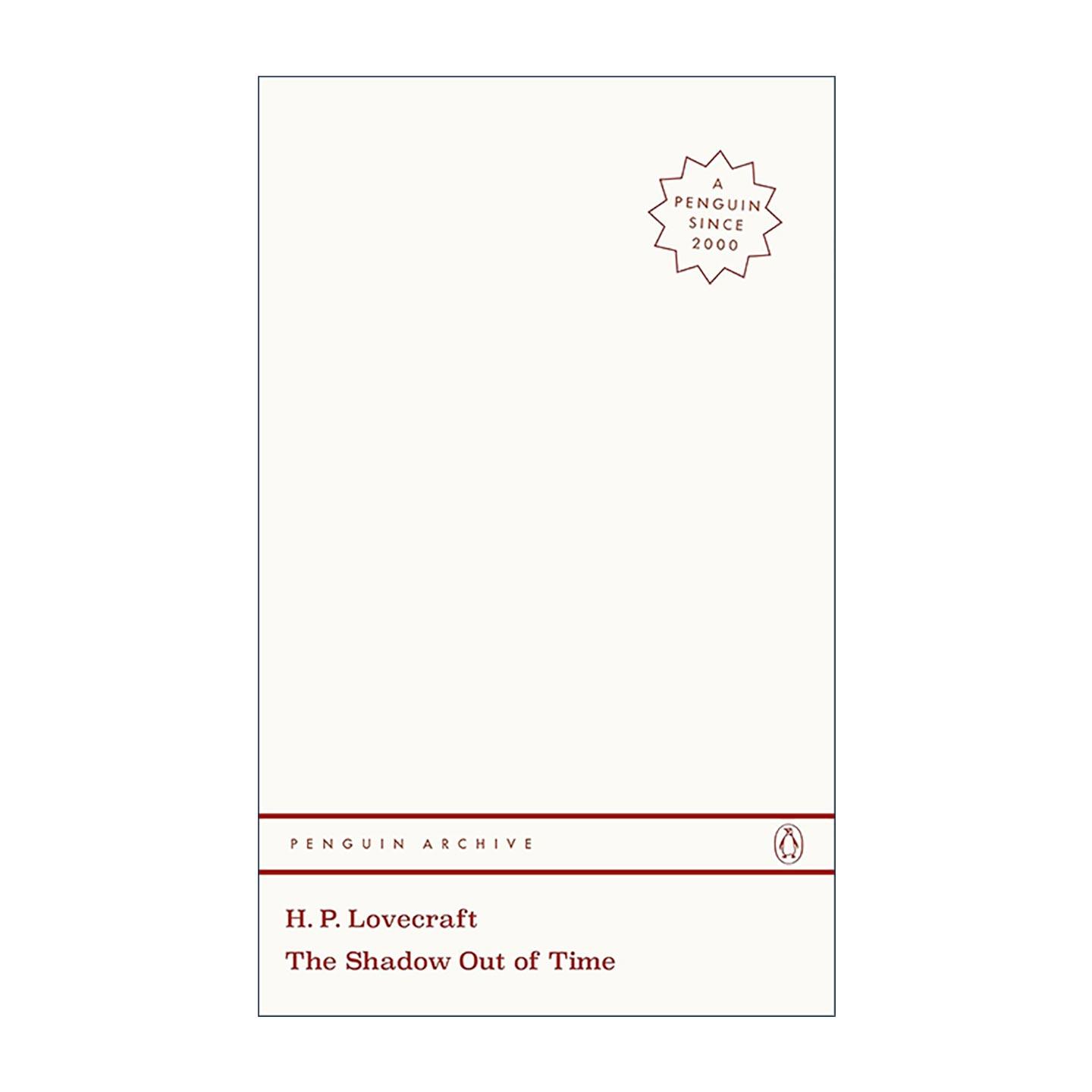 英文原版 The Shadow out of Time 超越时间之影 H.P.洛夫克拉夫特 企鹅经典文学90周年纪念系列 英文版 进口英语原版书籍