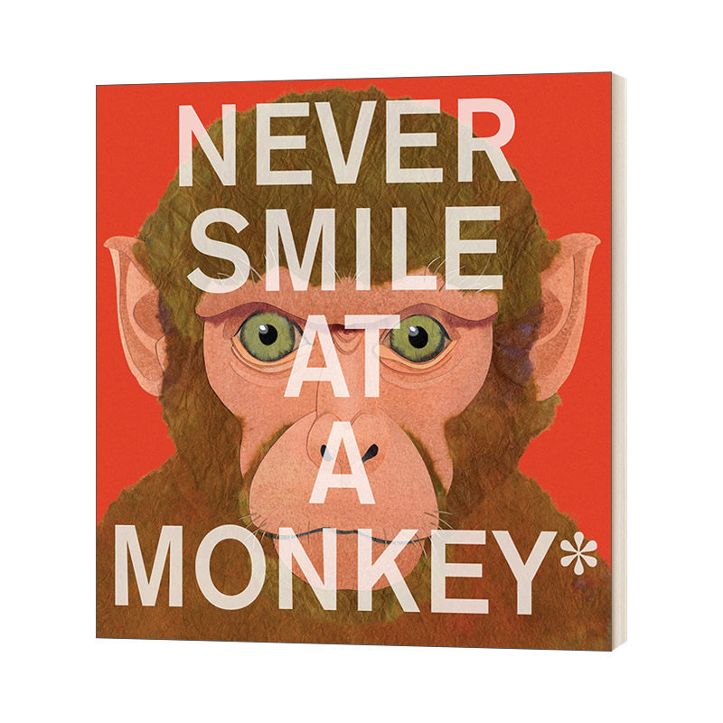 英文原版 Never Smile at a Monkey 千万别冲着猴子笑 凯迪克大奖作者 史蒂夫·詹金斯 英文版 进口英语原版书籍