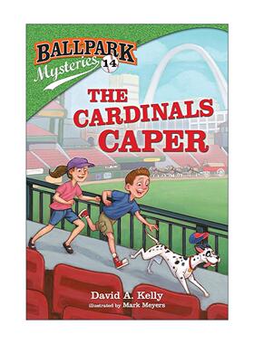 英文原版 Ballpark Mysteries #14 The Cardinals Caper 棒球场之谜14 红雀队雀跃 儿童推理章节桥梁 英文版 进口英语原版书籍